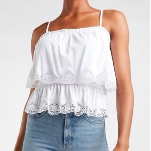 Tiered Lace Trim Cami